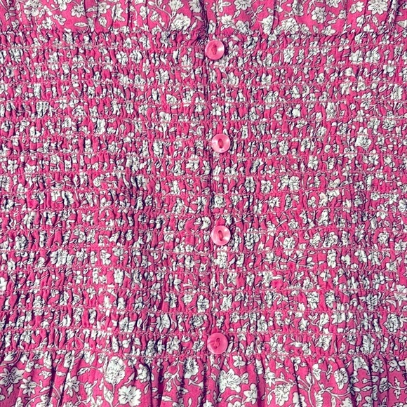 AMERICAN EAGLE CROP TOP SIZE M LS SCOOP LACE FLIRTY CROPPED PEASANT STYLE - Picture 3 of 16
